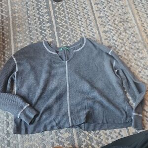 Dip Charcoal Knit Cardigan
